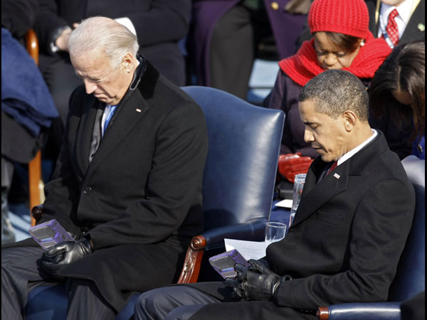 Biden and Obama